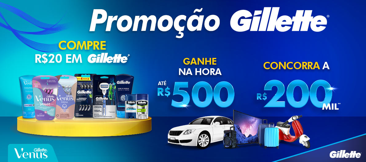 Promoção Gillette